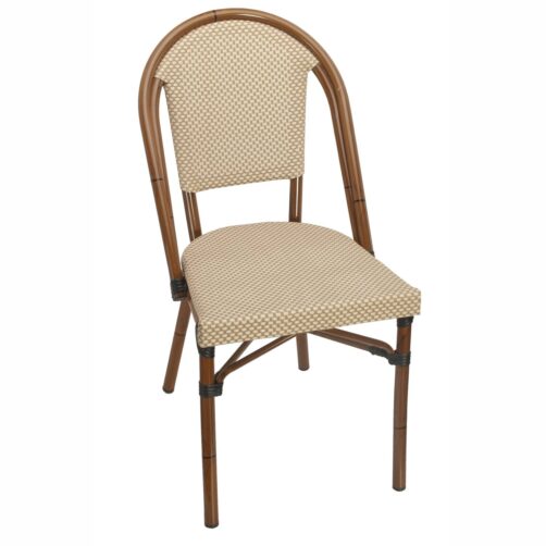 cream bistro chairs