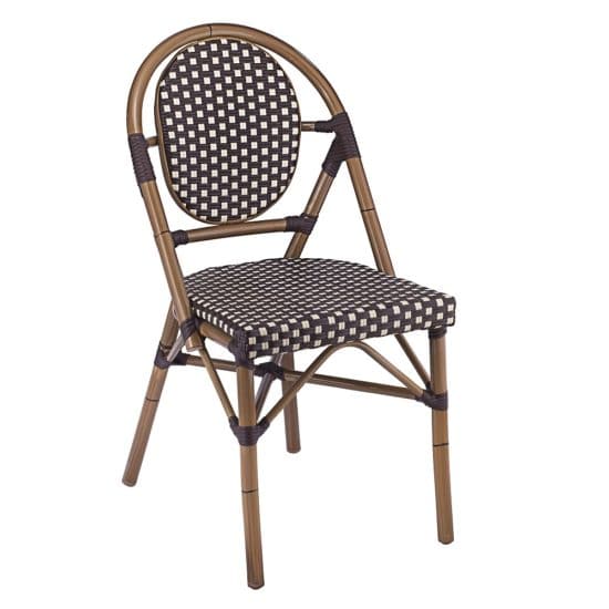 Aluminum and Bamboo Chairs - Outdoor Chairs | Cafe Tables Inc