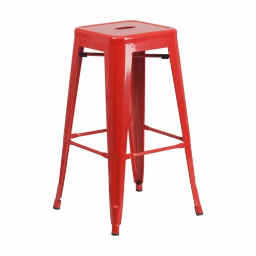 Metal bar discount stools no back